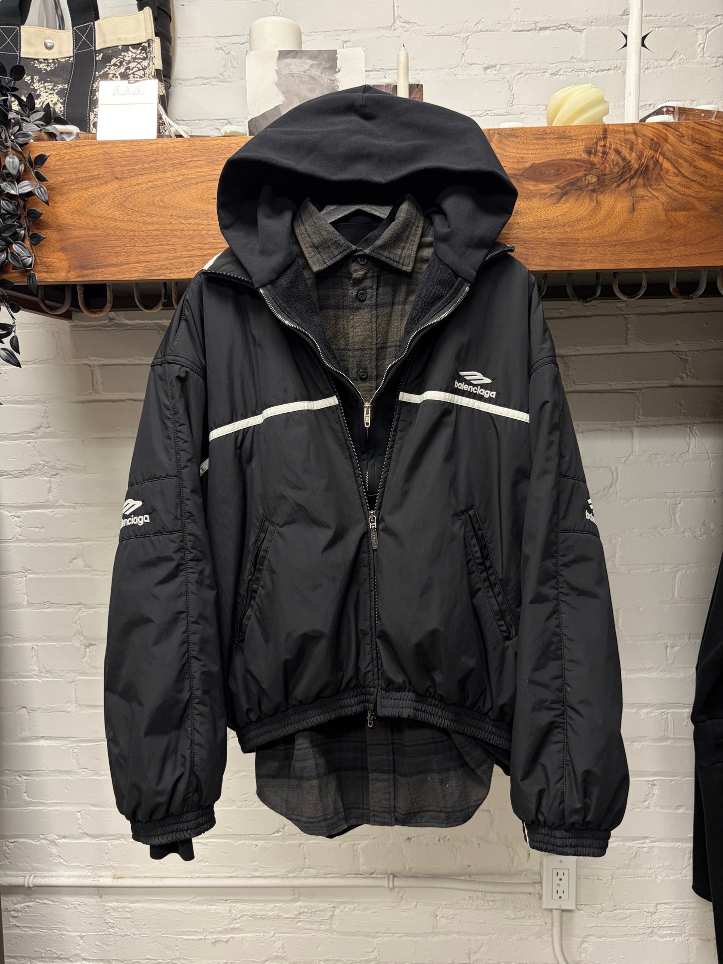 SS2024 Balenciaga ‘Sports Icon’ Quad Layered Jacket/Hoodie/Flannel/T-Shirt