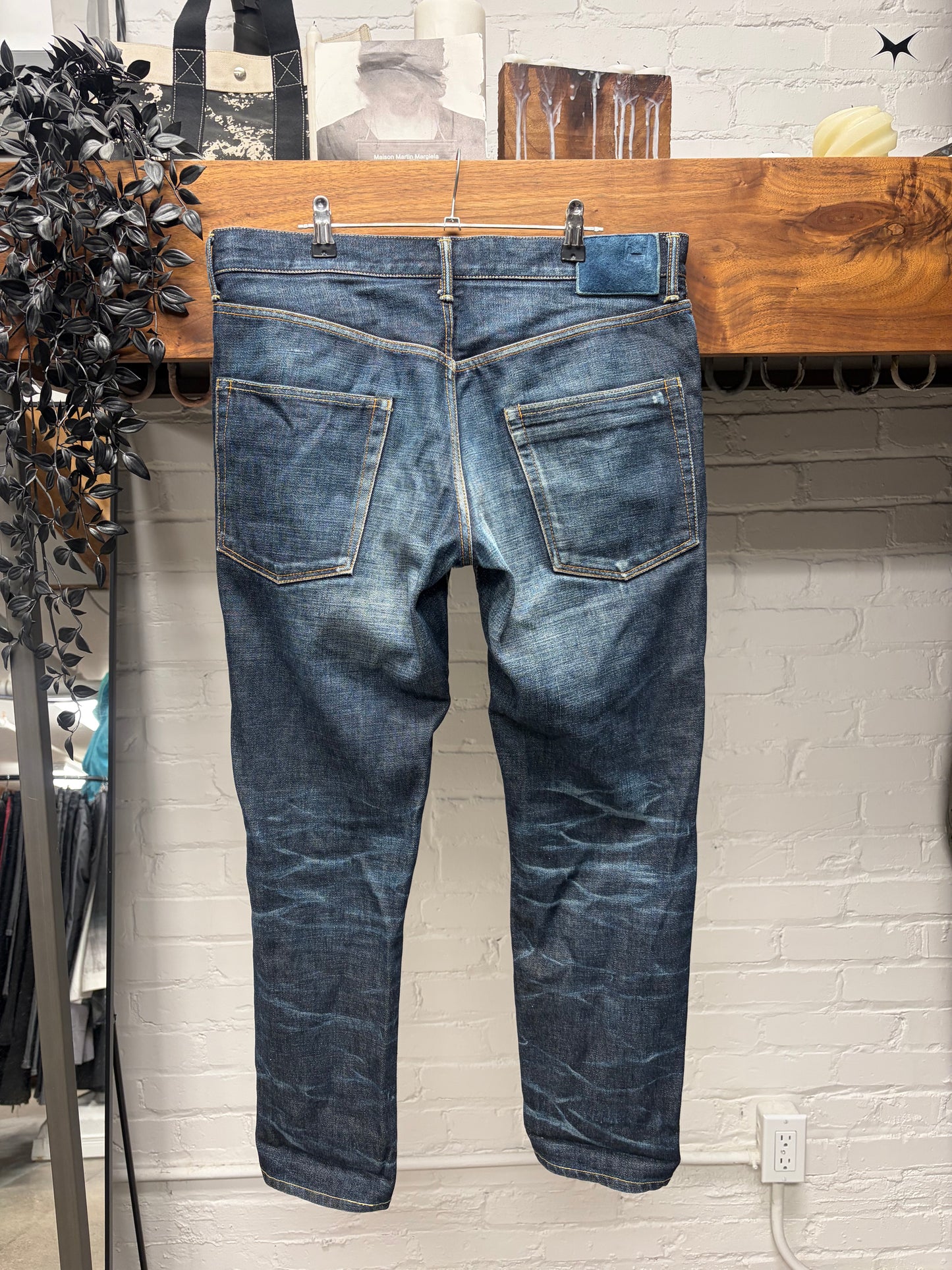 Visvim Raw Selvedge Blue ‘Social Sculpture Denim’ Bootcut Jeans