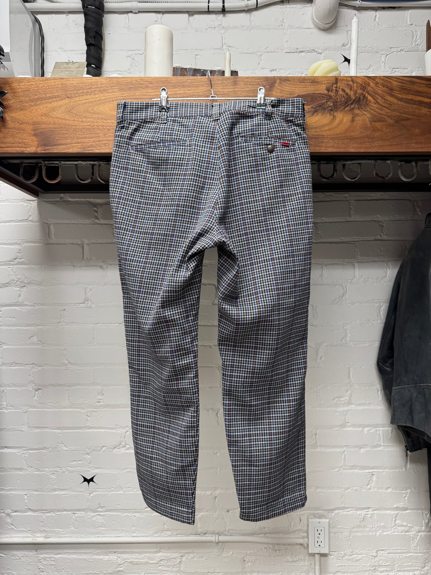 SS2018 Supreme Houndstooth Work Pants