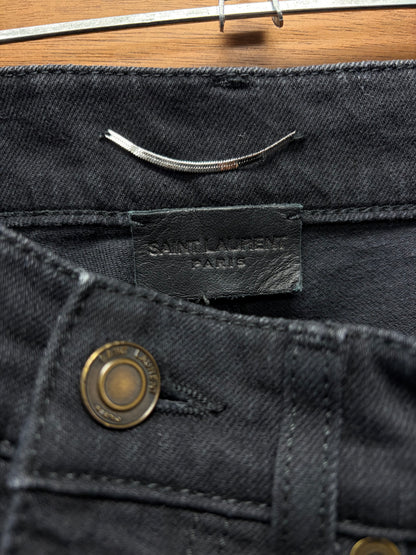 2018 Saint Laurent ‘D02’ Classic Black Skinny Jeans