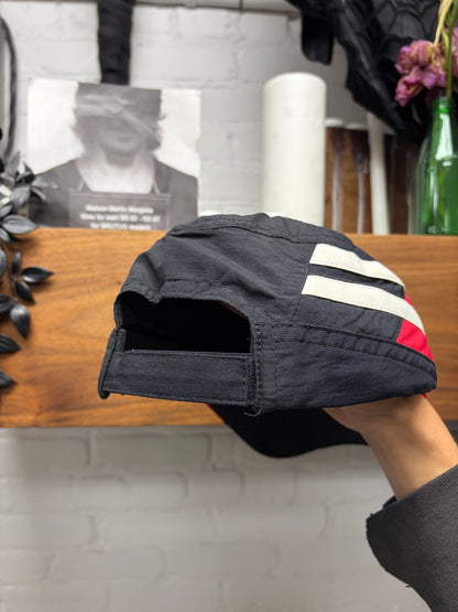 Balenciaga ‘Sporty B Logo’ Black/Red Track Strap-Back Baseball Cap