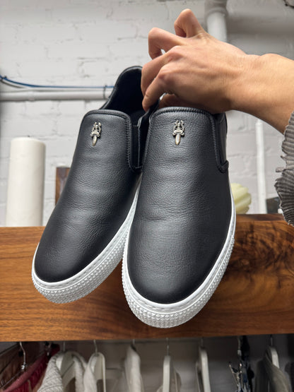 Chrome Hearts ‘Dagger’ Slip-On Leather Low Top Sneakers