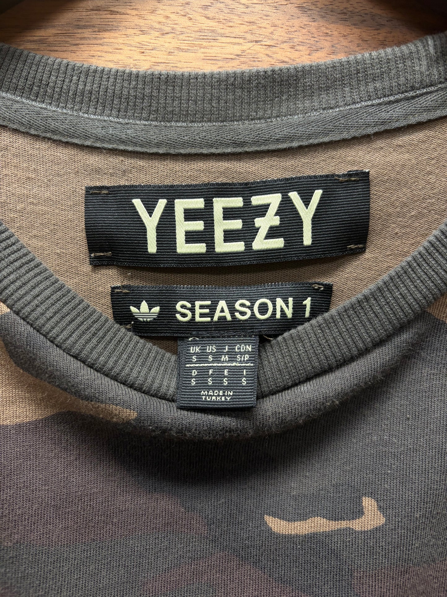 Yeezy Season 1 Army Camouflage Oversized T-Shirt