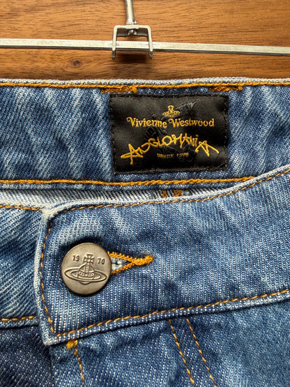 Vivienne Westwood Two Tone Blue Skinny Jeans