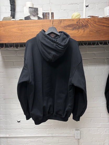 2021 Balenciaga ‘Simple Logo’ Black Oversized Hoodie