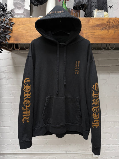 Chrome Hearts ‘Eye Chart’ Black/Orange Pullover Hoodie