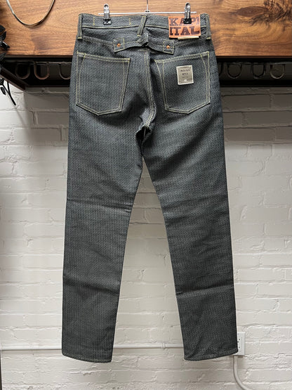 Kapital Century Slim Cut Sea Foam Green Denim