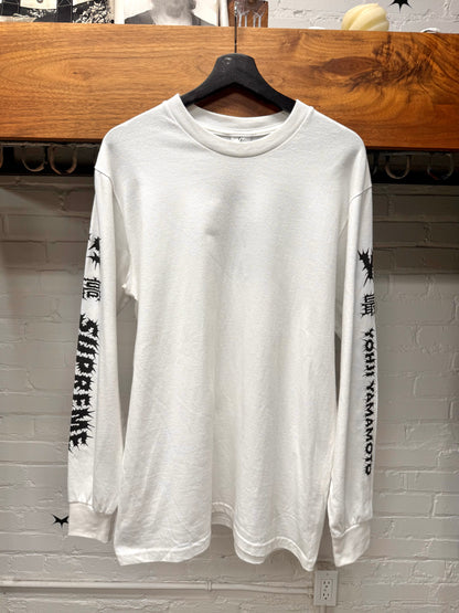 AW2025 Supreme x Yohji Yamamoto ‘Spider’ Graphic White Long Sleeve Shirt
