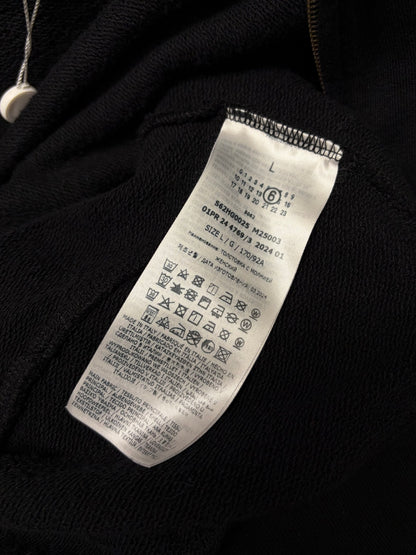 SS2024 Masion Margiela Cropped Fit Dropped Shoulder Zip-Up Hoodie