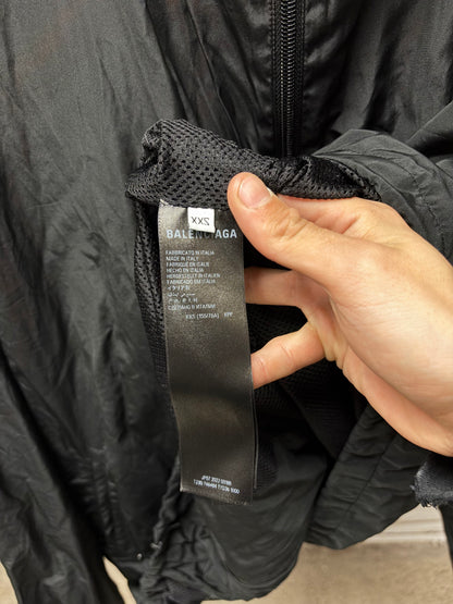 Balenciaga ‘Drop Shoulder’ Zip-Up Oversized Windbreaker Jacket