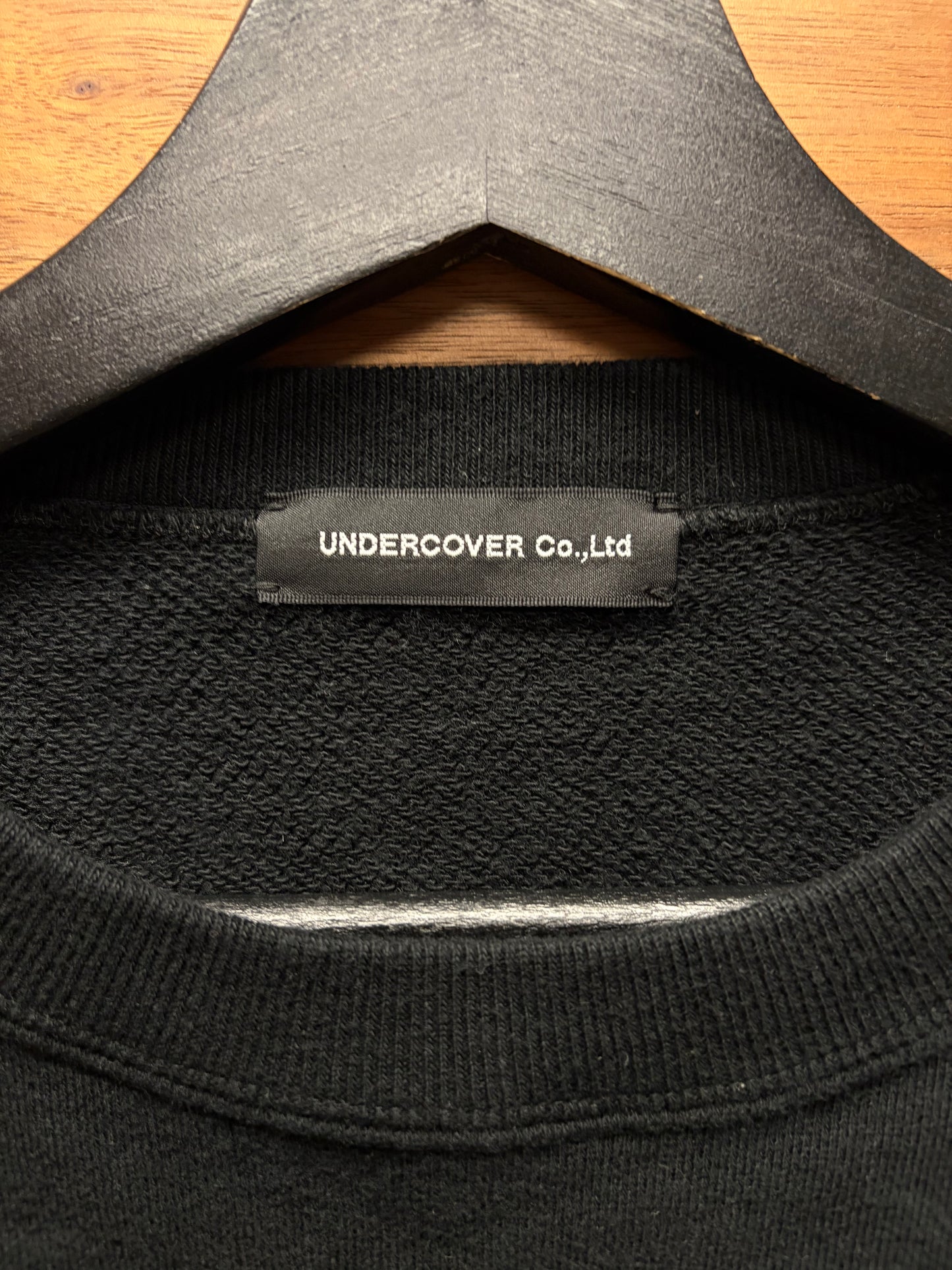 Undercover ‘Propaganda Laboratories’ Black Crewneck Sweatshirt