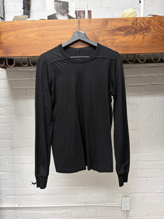 AW2024 Rick Owens ‘Porterville’ Black Long Sleeve Shirt