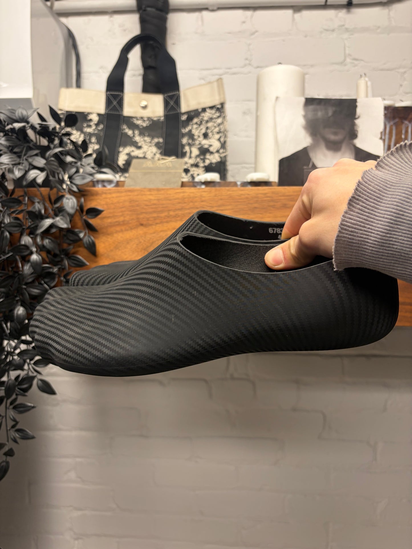 SS2022 Balenciaga ‘Ultra Flat’ Black Carbon Toe Shape Shoes