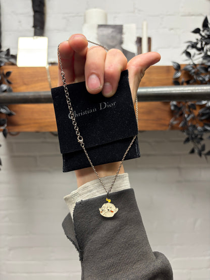 Vintage Christian Dior Silver Necklace