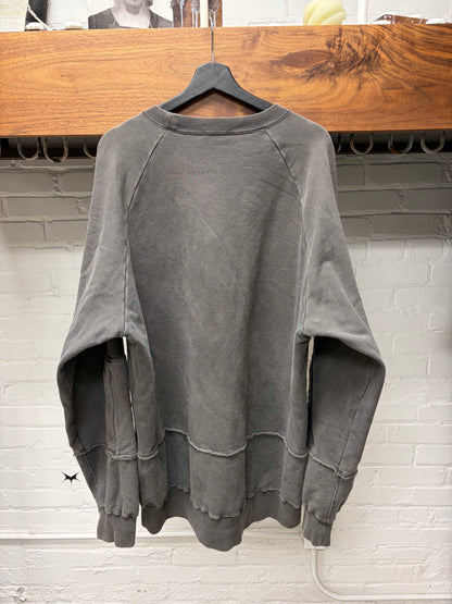 Undercover Washed Grey ‘Raglan Sleeve’ MA-1 Sweatshirt
