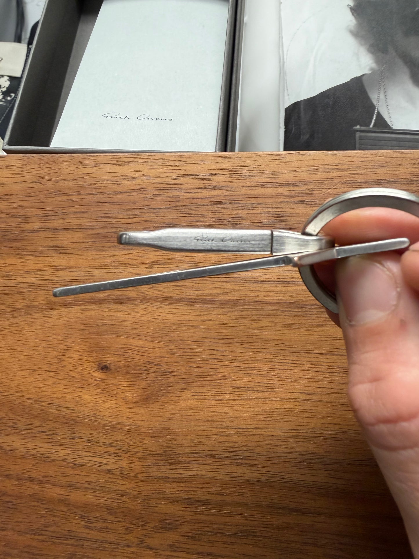 AW2022 Rick Owens ‘Strobe’ Pentagram Keychain