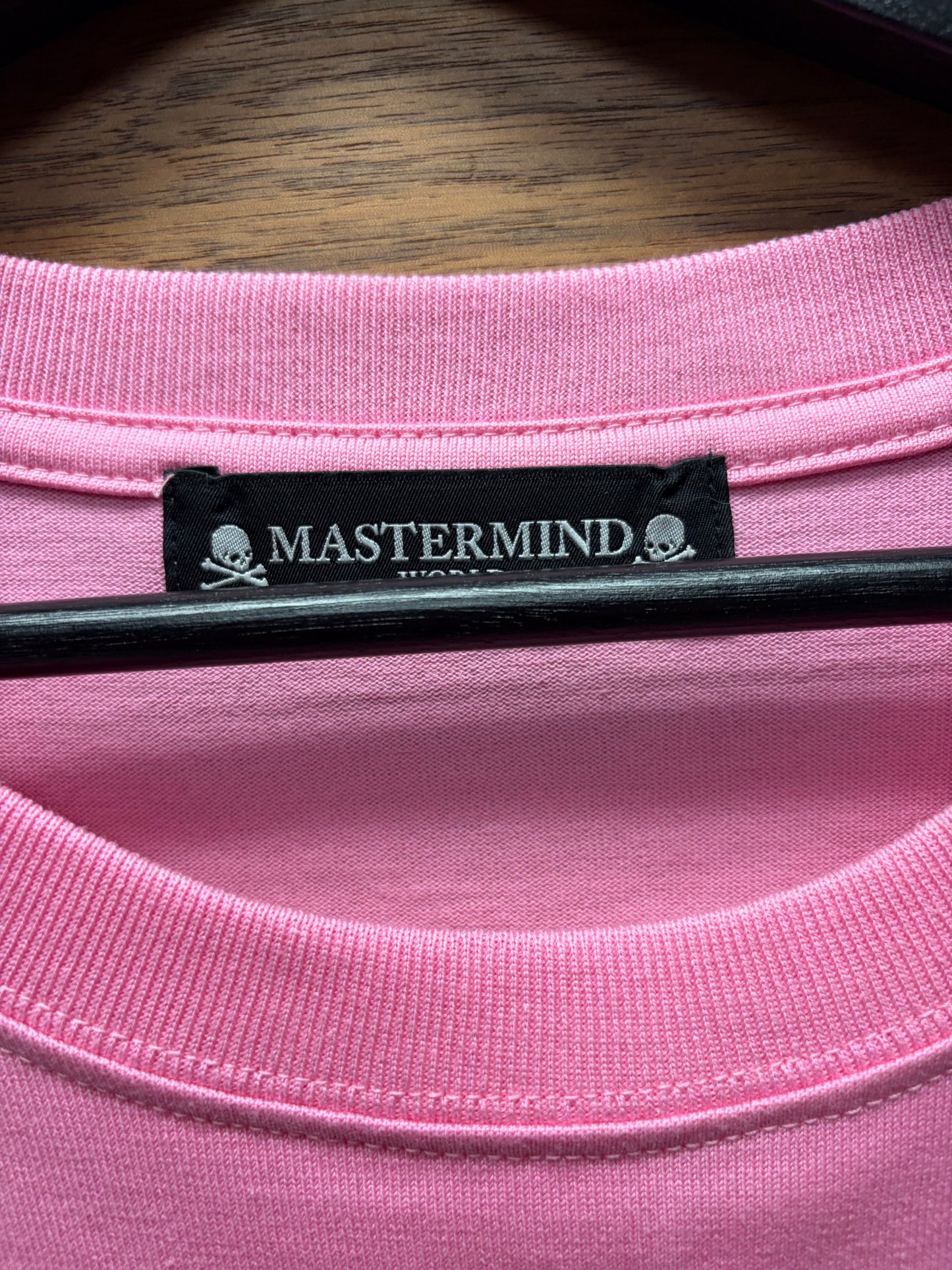 Mastermind ‘Skull & Bones’ Pink Logo T-Shirt