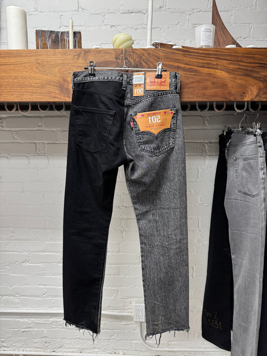 SS2018 Vetements x Levi’s 501 Reconstructed Split Denim