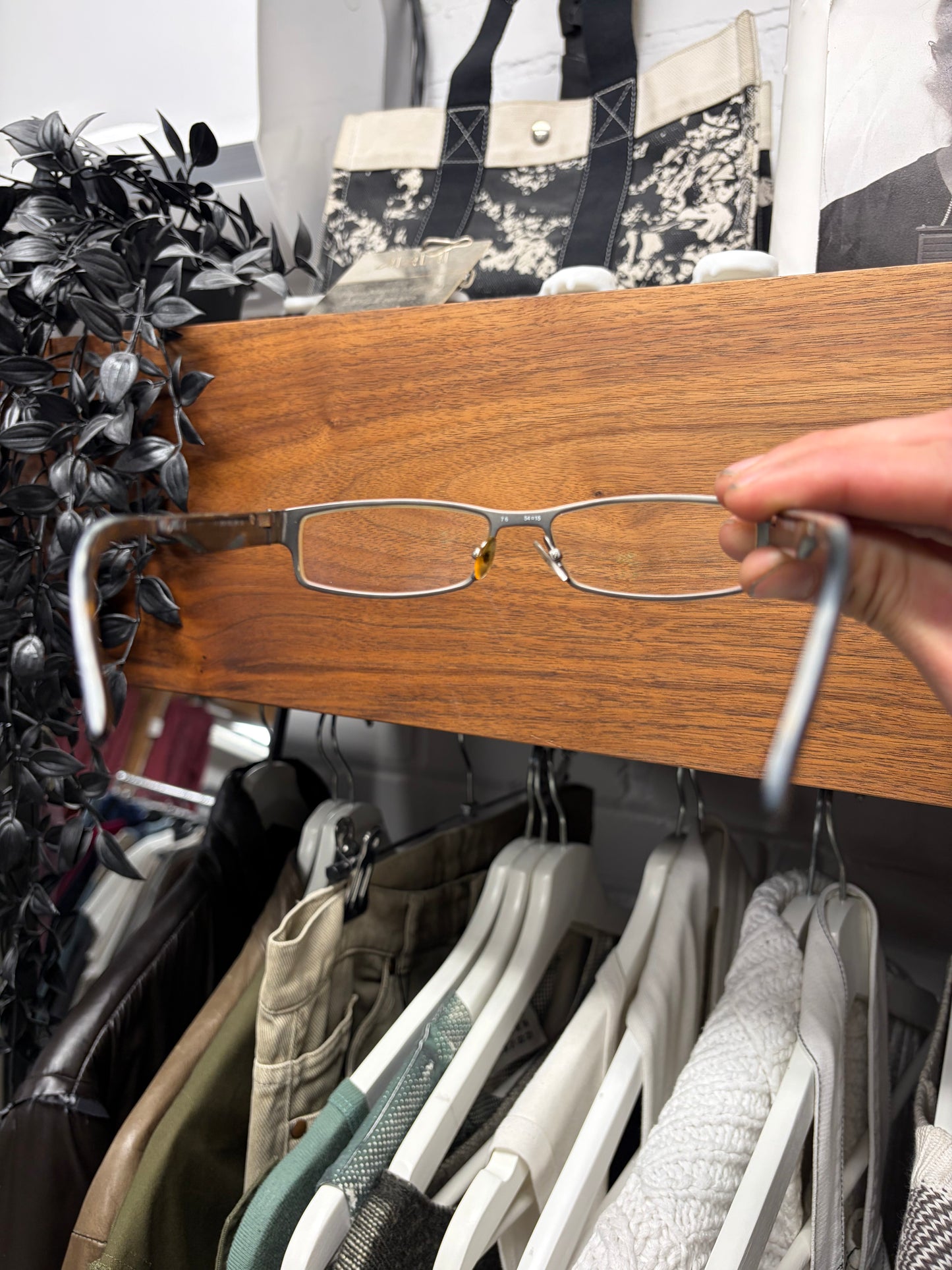 Dior Homme Tortoiseshell Rectangular Frame Prescription Glasses