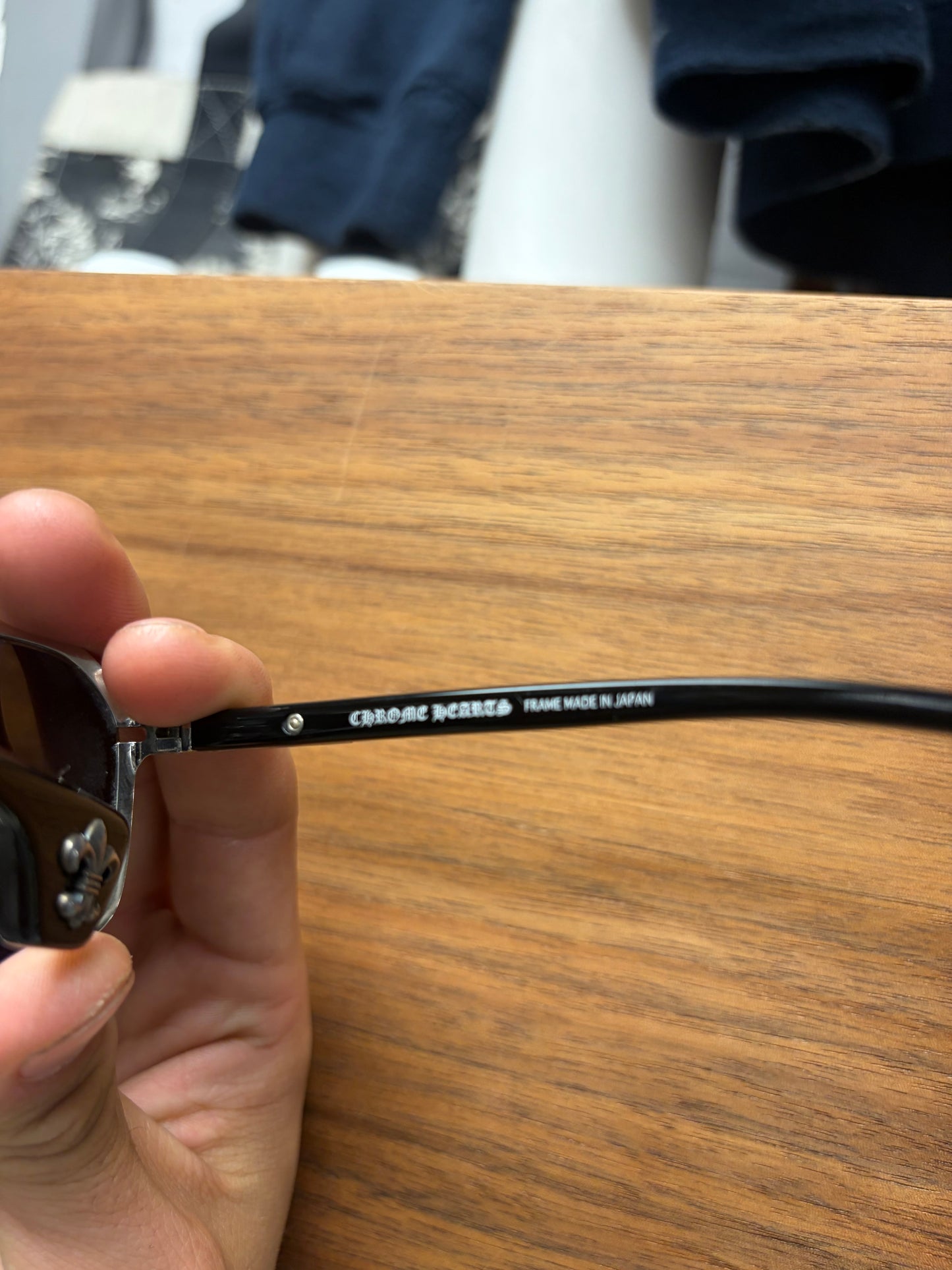 Chrome Hearts ‘Morning Wood’ Fleur de Lis 925 Silver Aviator Sunglasses