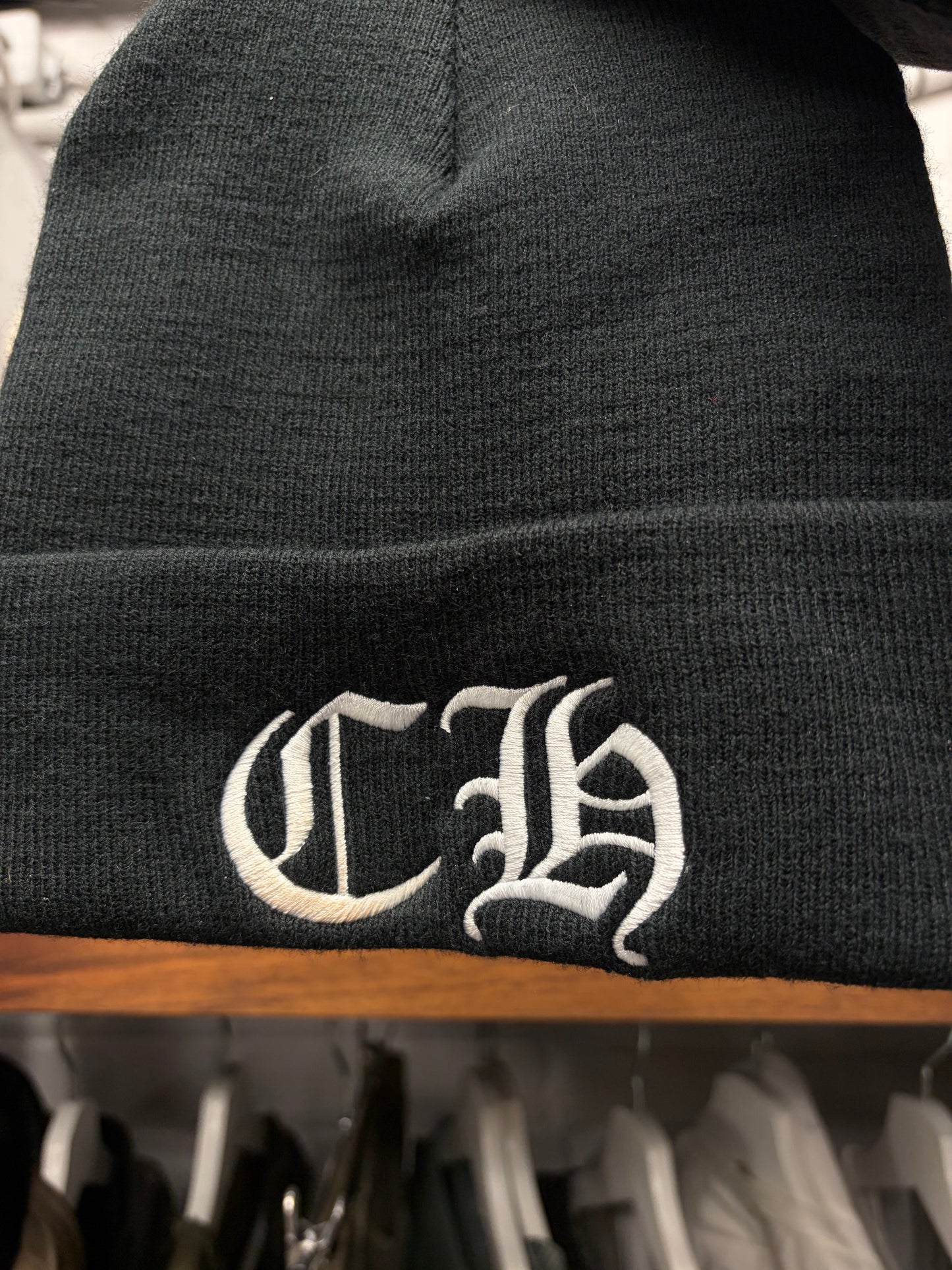 Chrome Hearts ‘CH Logo’ Black Beanie