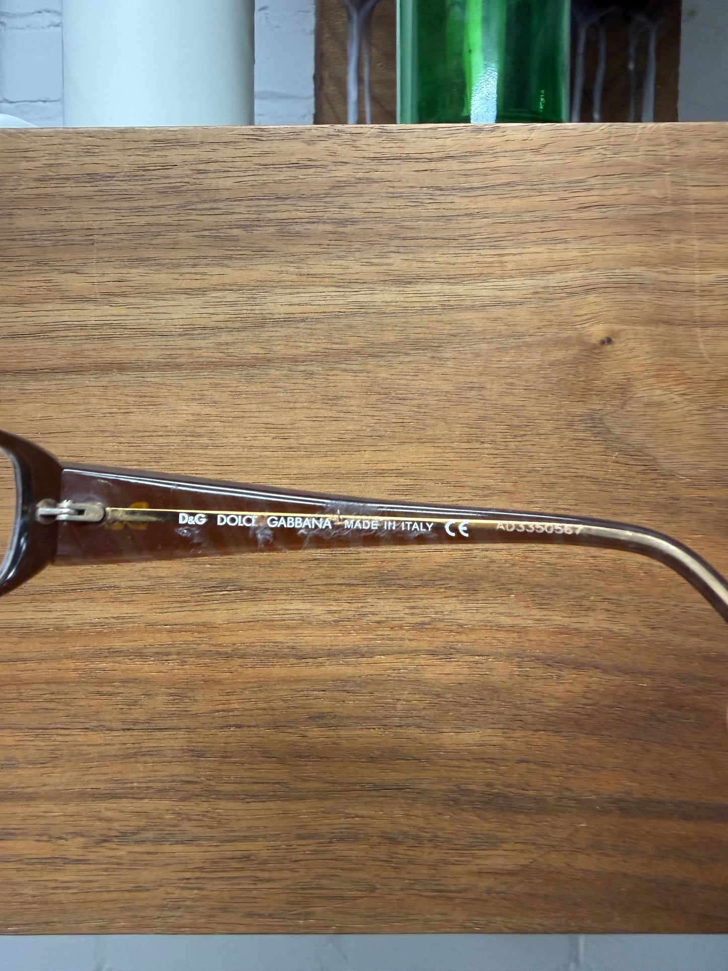 Dolce and Gabbana Rectangular Shape ‘D&G’ Prescription Glasses
