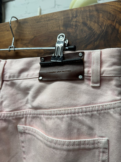 Dries Van Noten ‘Salmon Pink’ Wide Leg Denim