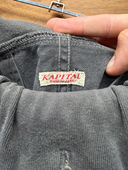Kapital ‘Sailor’ Faded Dark Brown Low Rise Wide Leg Pants