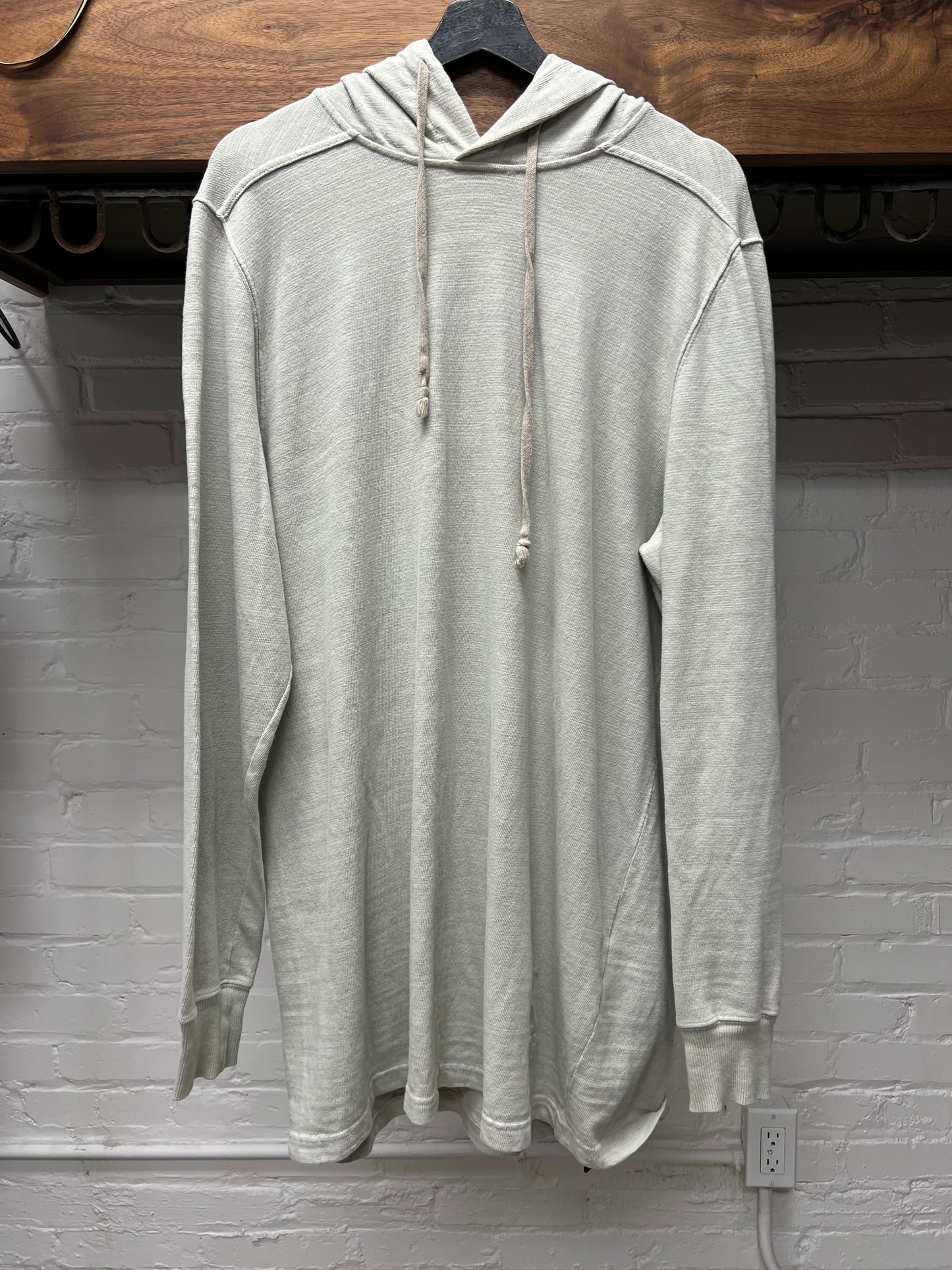 Rick Owens ‘Dinge’ Grey Knit Hoodie