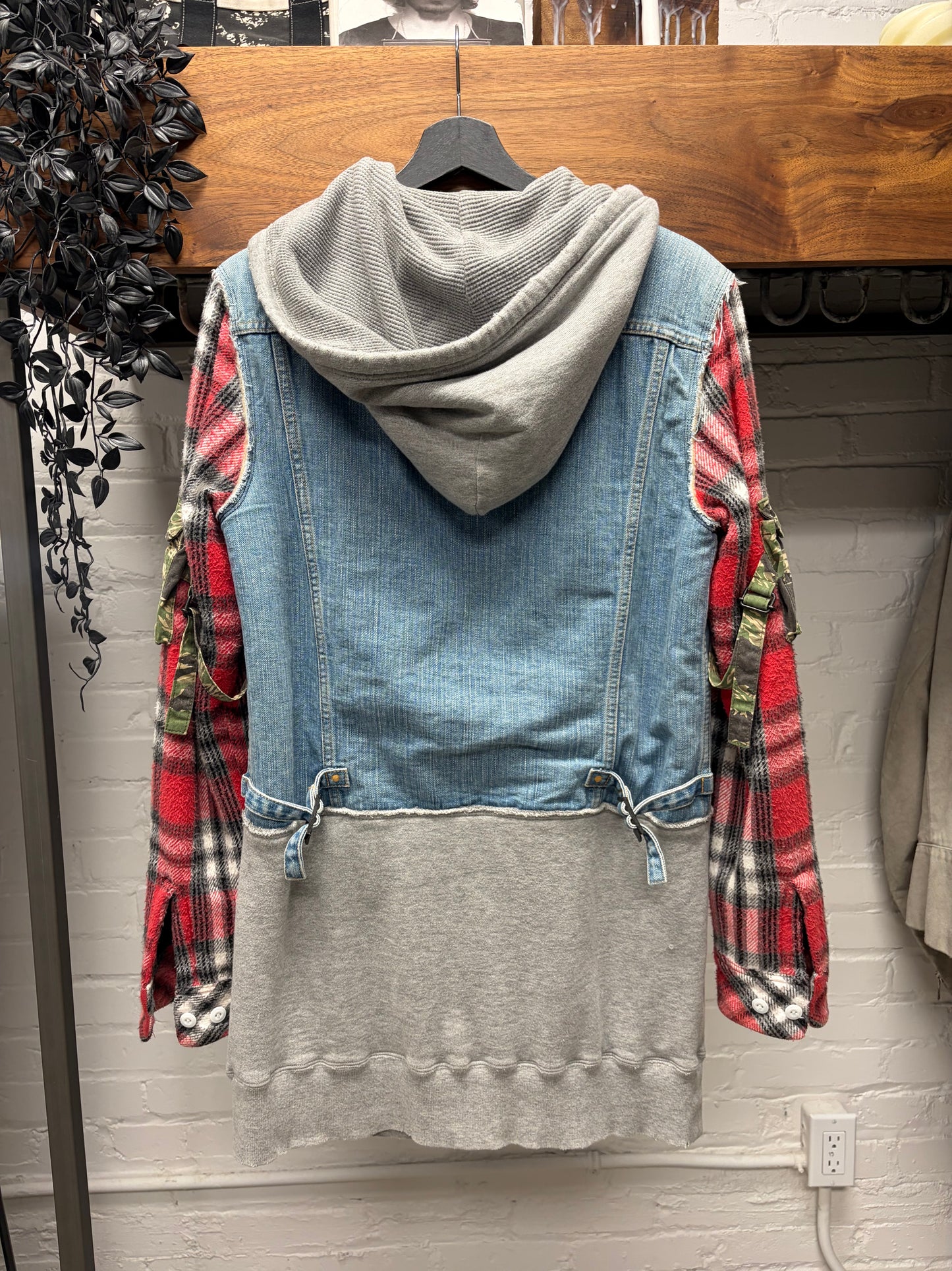 AW2005 Number (N)ine ‘The High Streets’ Hybrid 3 Piece Jacket