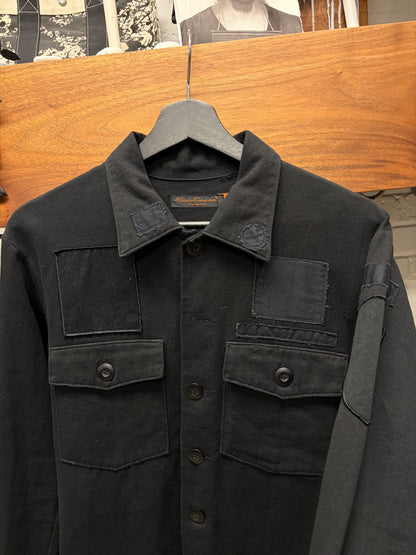 SS2006 Undercover ‘Klaus’ Black Patchwork Military Jacket