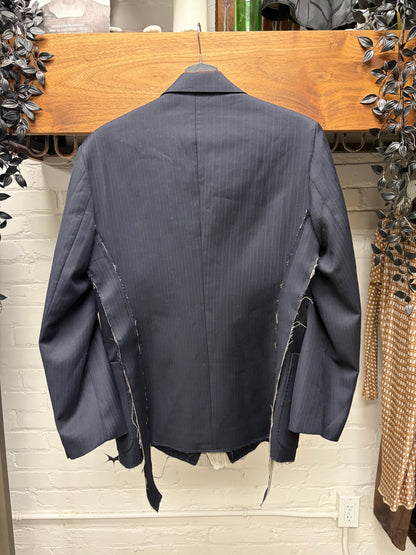 AW2019 Maison Margiela by John Galliano ‘Suiting’ Deconstructed Pinstripe Blazer