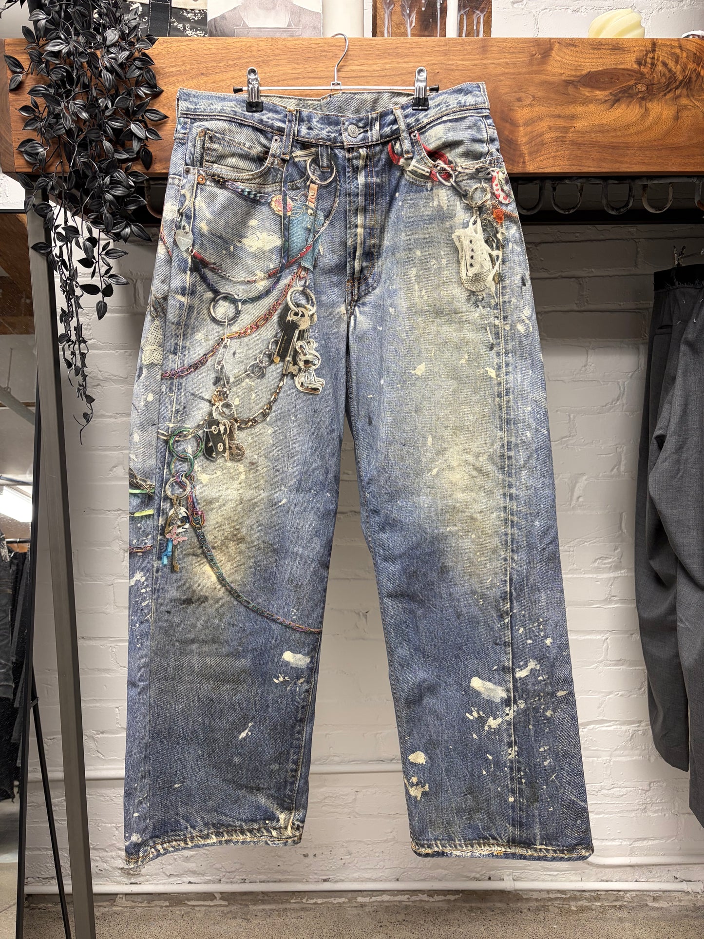 Acne Studios ‘Trompe L’Oeil’ Super Baggy Wide Leg Denim