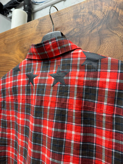 Givenchy by Ricardo Tisci ‘Stars’ Plaid Button Down Shirt
