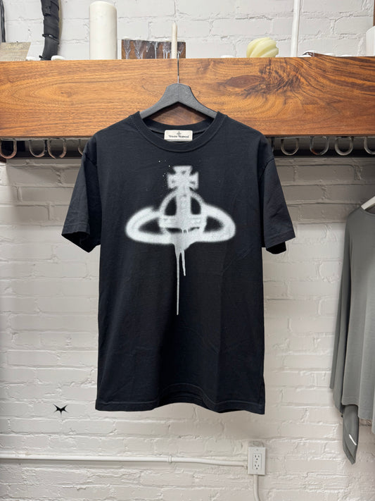 Vivienne Westwood ‘Spray Paint’ Orb Logo Graphic T-Shirt