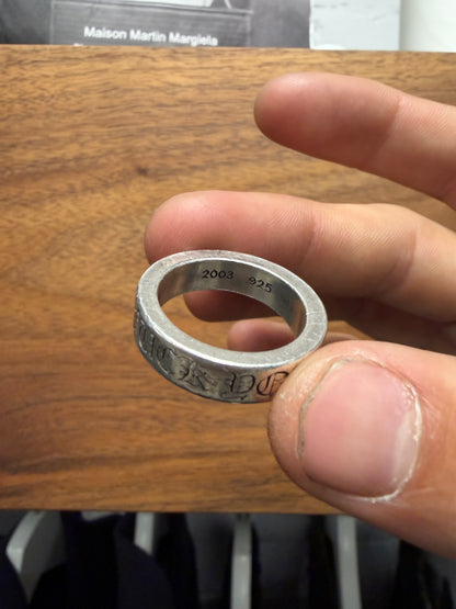 Chrome Hearts ‘Fuck You’ .925 Silver Spacer Ring