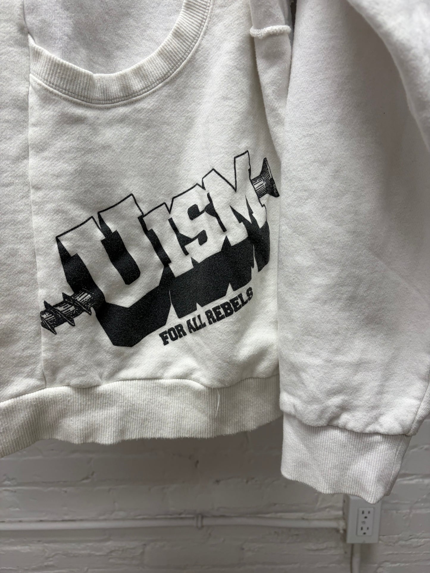 SS2022 Undercover ‘Paper Doll’ Reconstructed Sweatshirt Cotton Crewneck