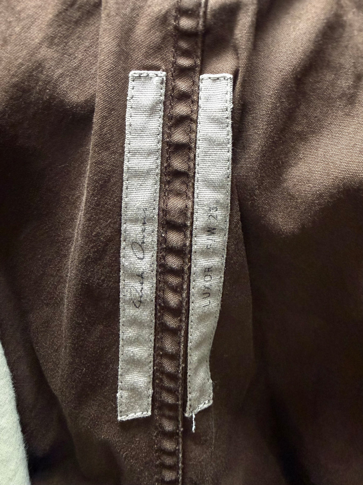 AW2023 Rick Owens ‘Luxor’ Brown ‘Bela’ Boxer Shorts
