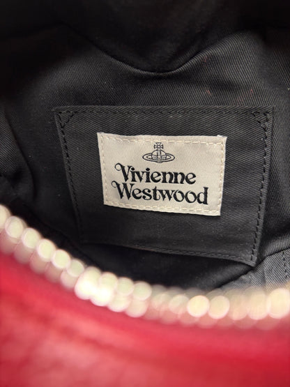 Vivienne Westwood ‘Heart Shape’ Red Leather Orb Logo Bag