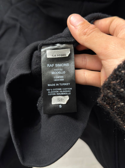 AW2021 Raf Simons ‘Synchronicity’ Red/Black Drawstring Hoodie