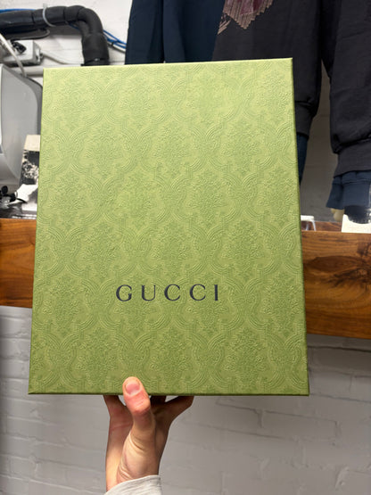 Gucci ‘Basket High’ White/Demetra Red Sneakers