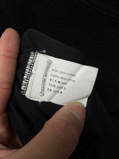 Chrome Hearts Black ‘Scroll Logo’ Long Sleeve Shirt