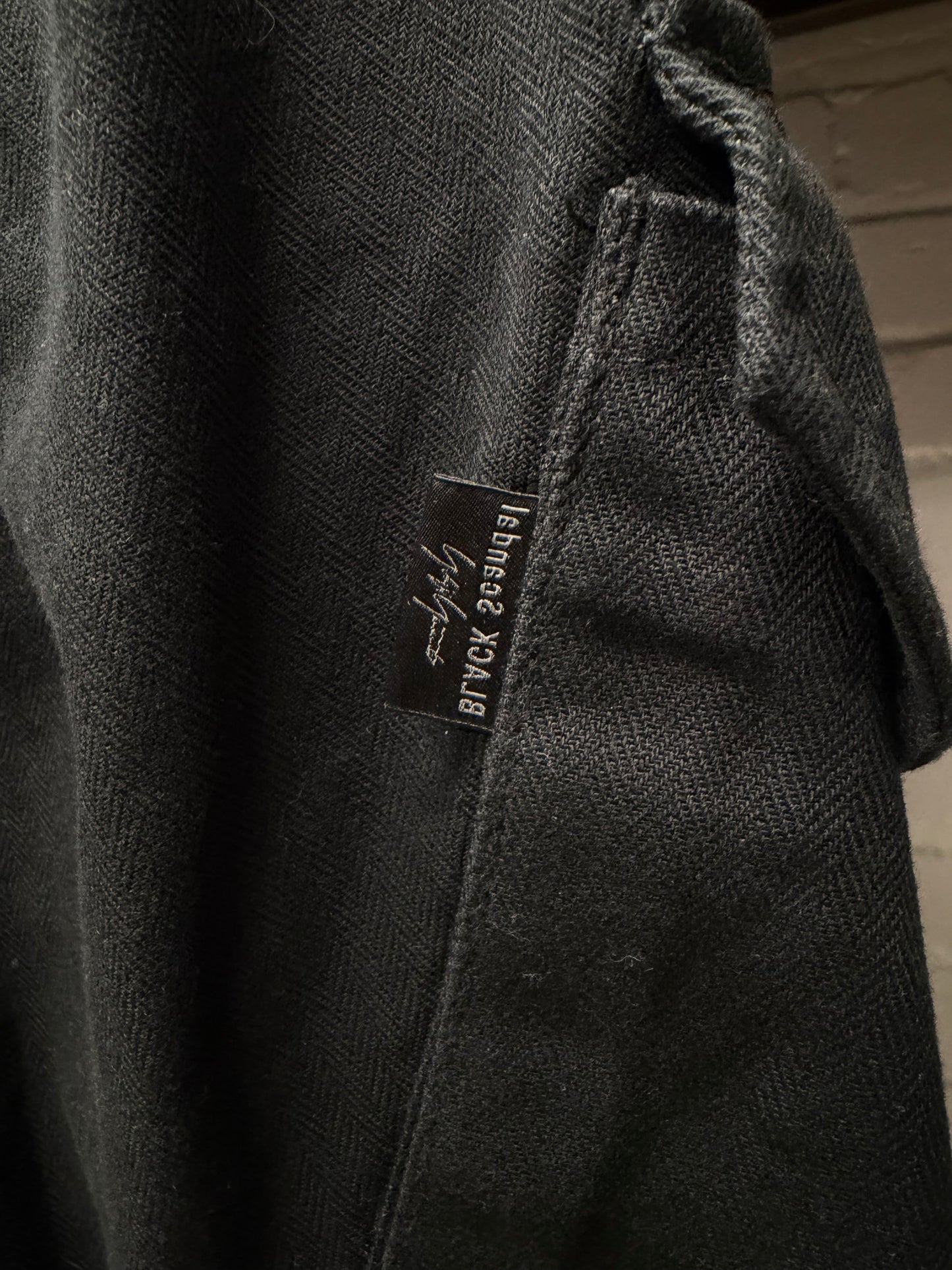 Yohji Yamamoto ‘Black Scandal’ Balloon Cut Cotton Canvas Sarousel Trousers