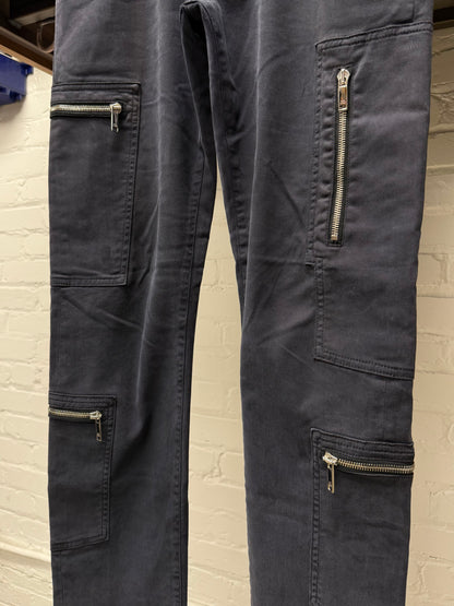Dior Homme ‘Zipper Pocket’ Black Skinny Jeans