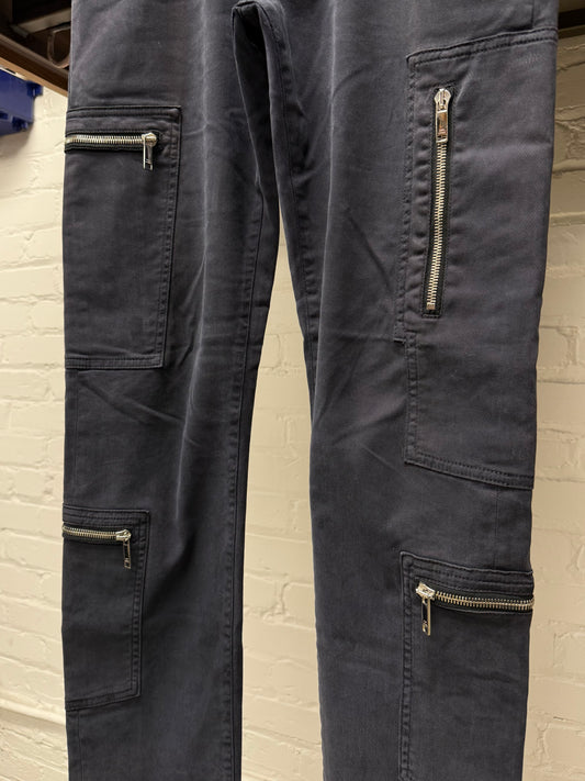 Dior Homme ‘Zipper Pocket’ Black Skinny Jeans