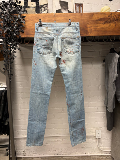 SS2010 Dior Homme ‘Wildcat’ Blood Stain Denim