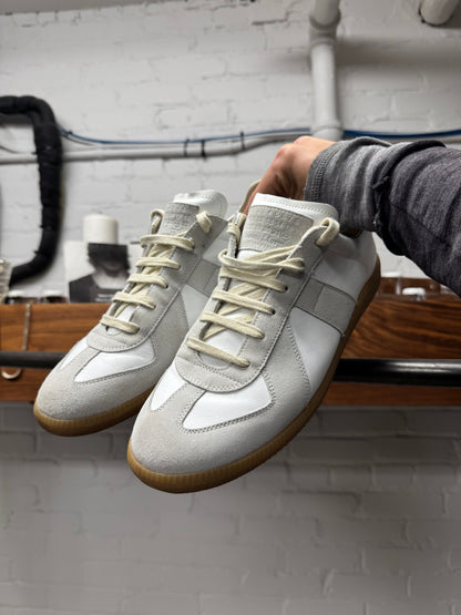 Maison Margiela Replica ‘G.A.T’ White/Gum Sole Low Top Sneakers