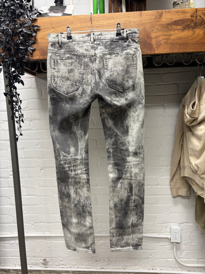 Maison Margiela ‘Acid Wash’ Grey Skinny Jeans