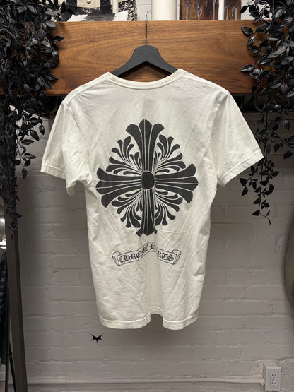 Chrome Hearts ‘Celtic Cross’ White Short Sleeve Graphic T-Shirt