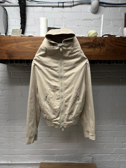 AW05 Maison Margiela ‘Paparazzi’ Hunchback Black Bomber Jacket